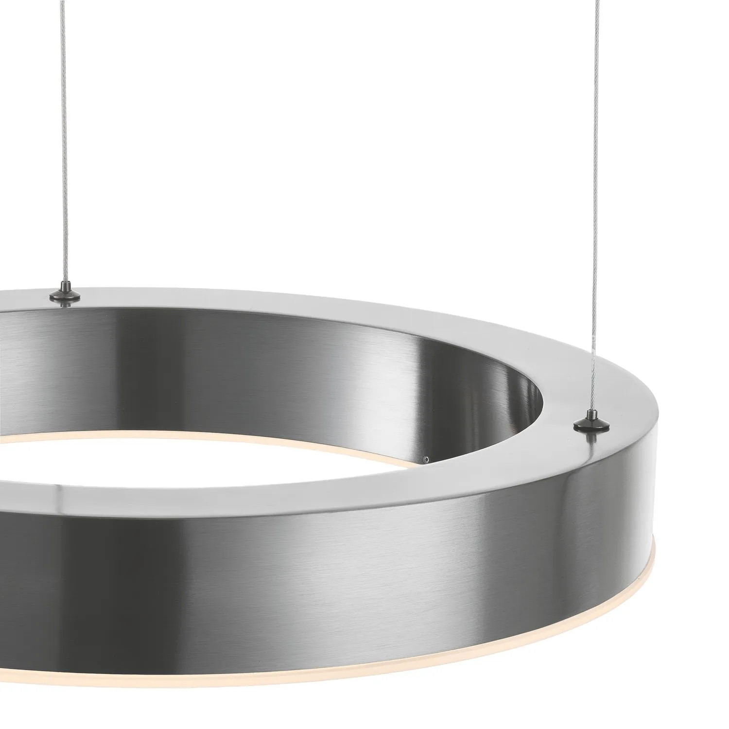 Lampa wisząca CIRCLE 40 cm - LED, ring nikiel szczotkowany - obrazek 9