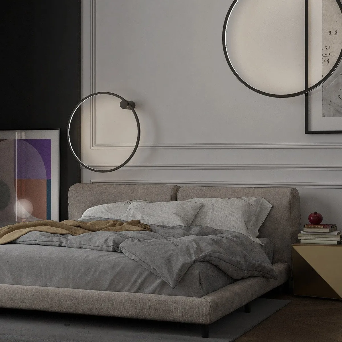 Kinkiet Mirror S czarny IP44 LED CCT - obrazek 6