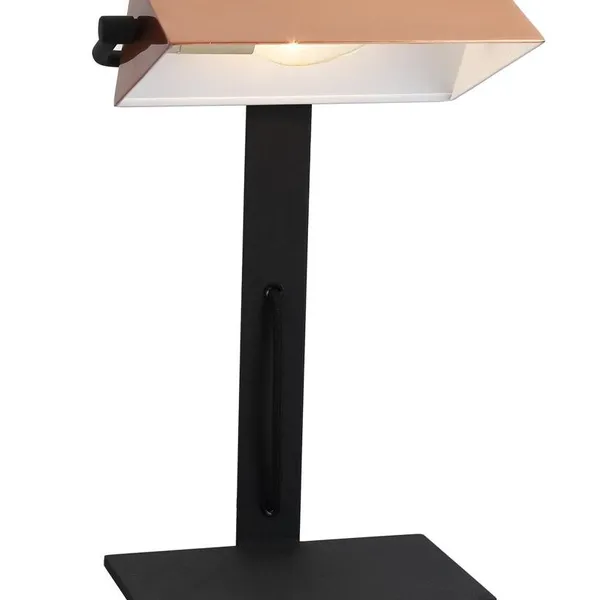 BANKIER LAMPA GABINETOWA 1X40W E14 MIEDZIANY