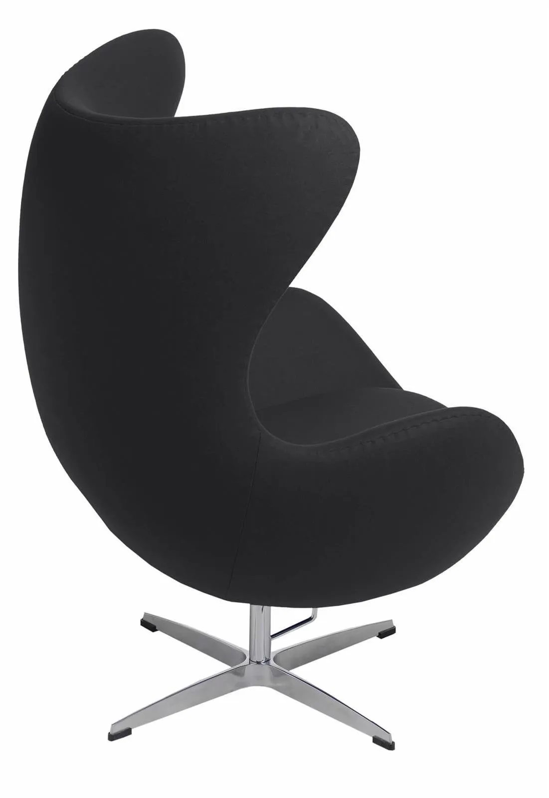 Fotel Jajo czarny kaszmir 1 Premium - obrazek 2