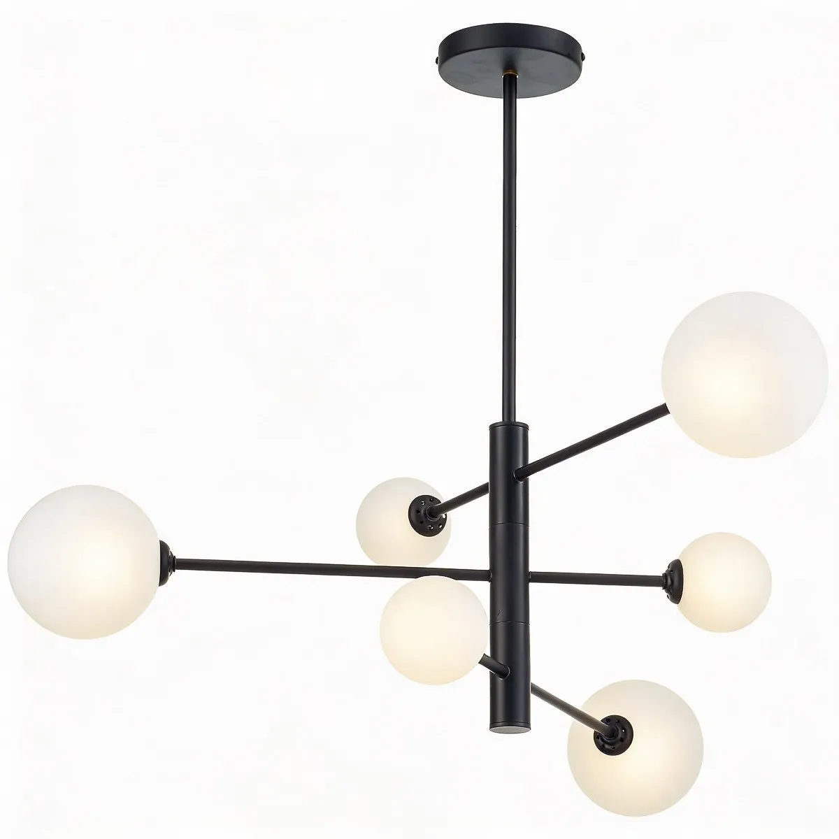Lampa wisząca Dorado czarna 6xG9
