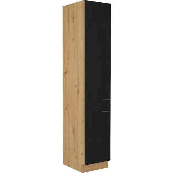 Słupek kuchenny 40 MADERA 25 dąb artisan / czarny
