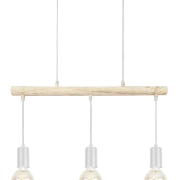 IZZY LAMPA WISZĄCA 3X60W E27 BIAŁY