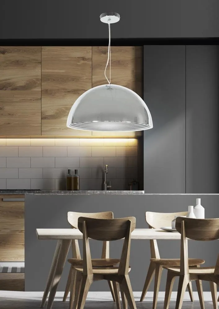 DORADA LAMPA WISZĄCA 30 1X60W E27 CHROM - obrazek 4