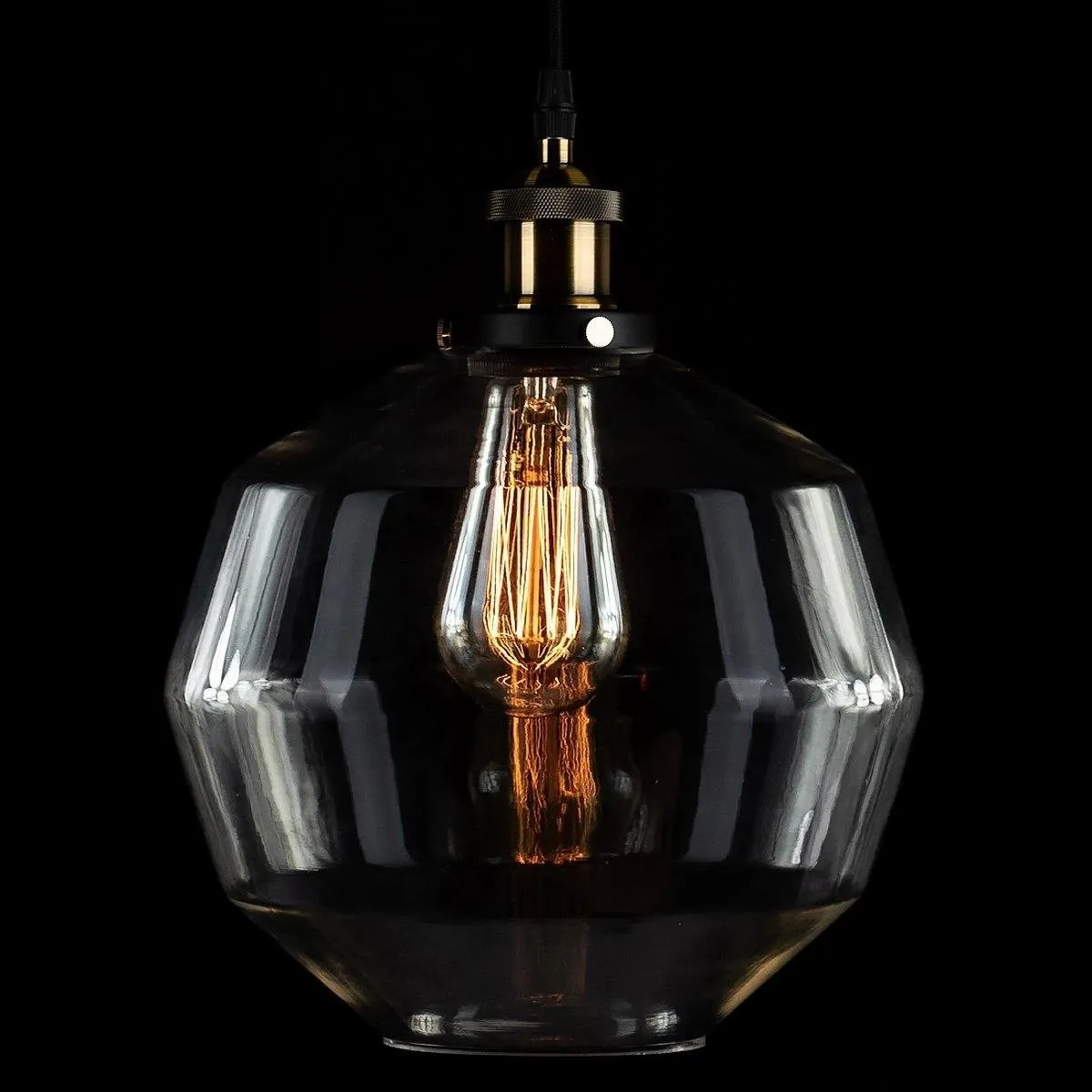 NY Loft No.4 Szklana Lampa wisząca - obrazek 3