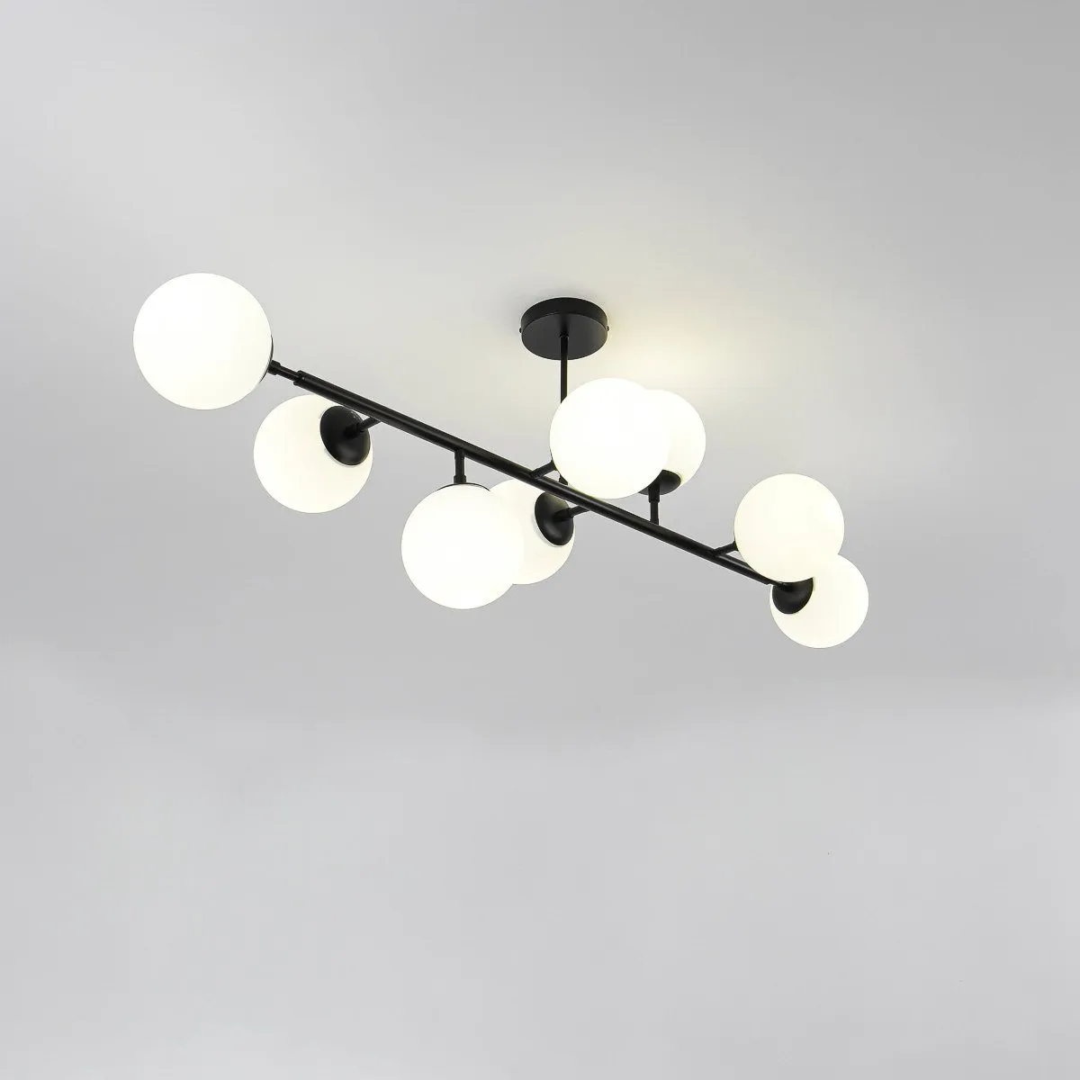 Lampa wisząca Dorado czarna 8xE14 - obrazek 5