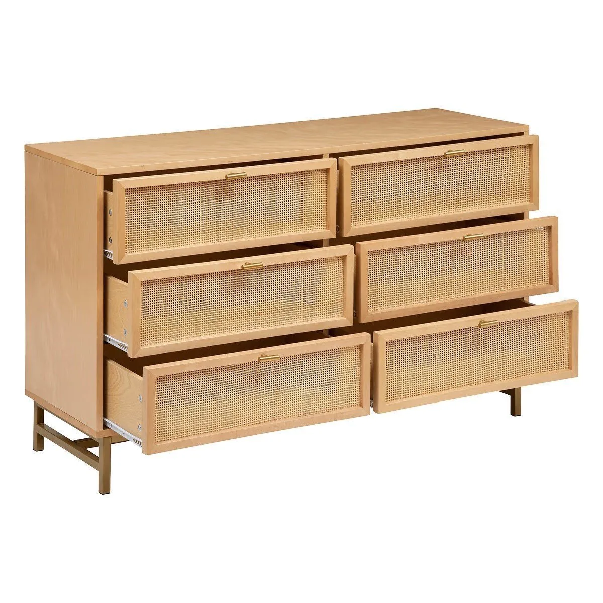 Szeroka komoda Rayo rattan - obrazek 2