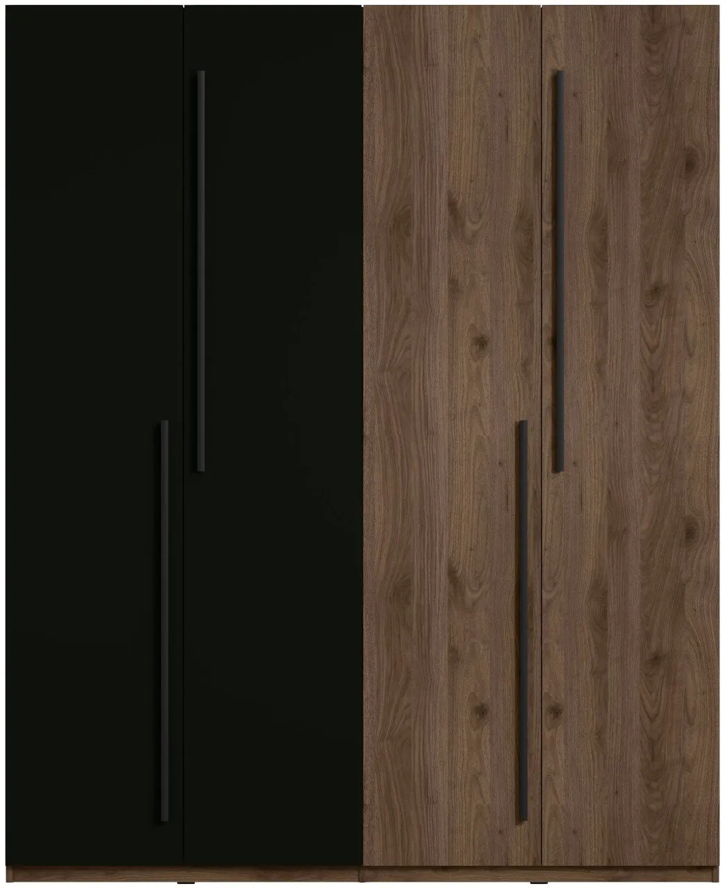 Szafa 180 MARGHERA 20 orzech elegant / czarny onyx - obrazek 7