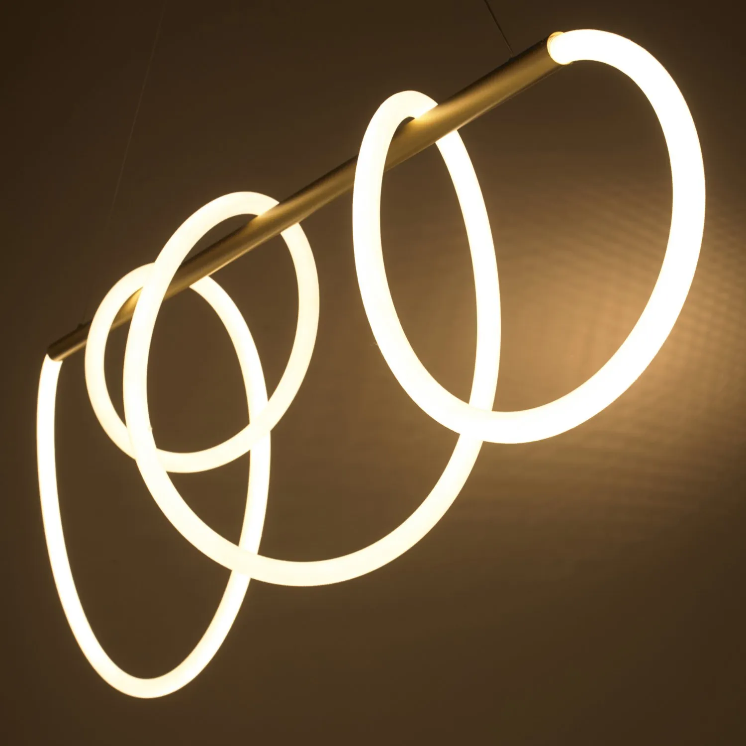 Lampa wisząca FANTASIA LED złota 120 cm - obrazek 4