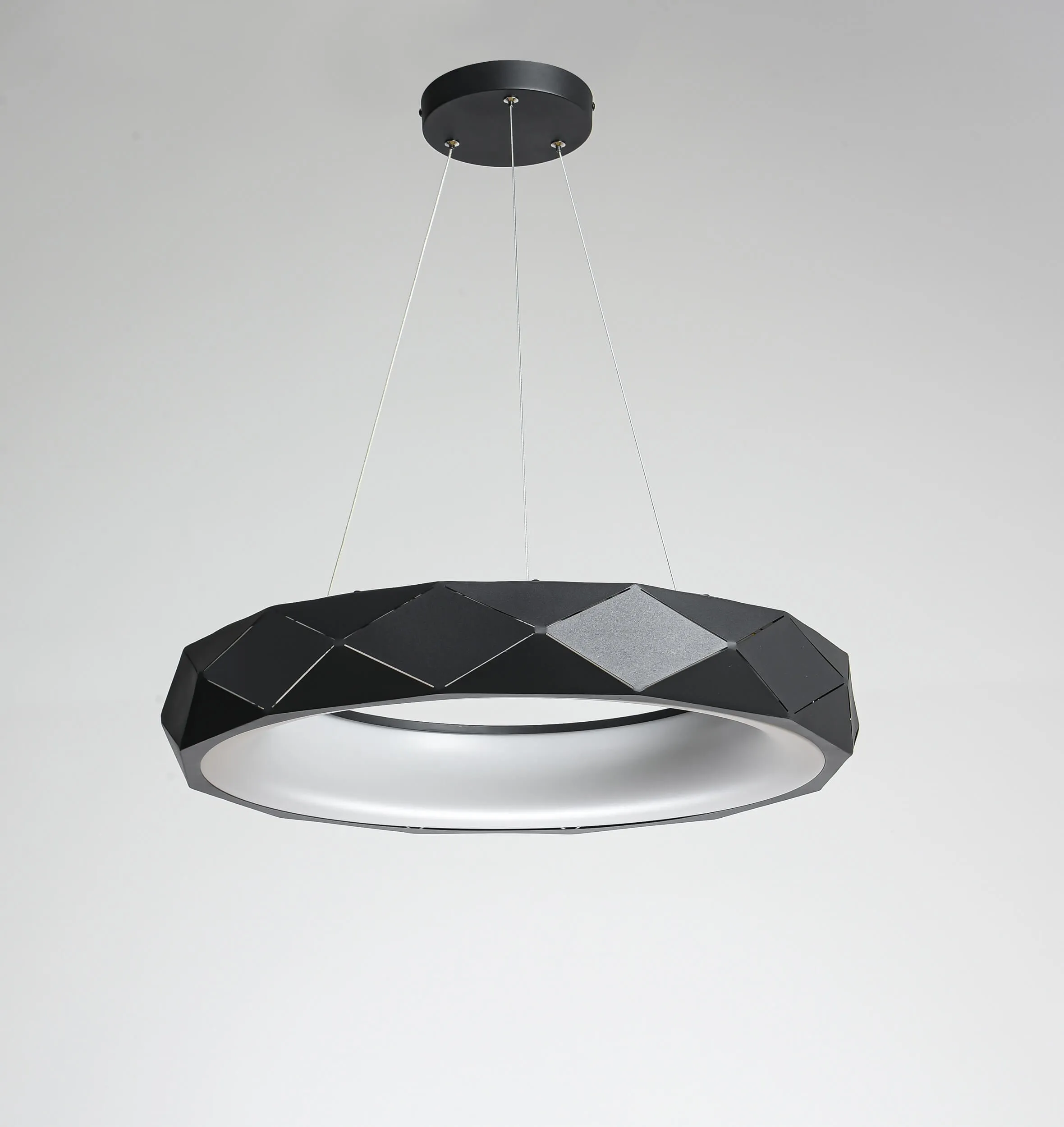 Lampa wisząca Reus czarna LED 4000K - obrazek 6