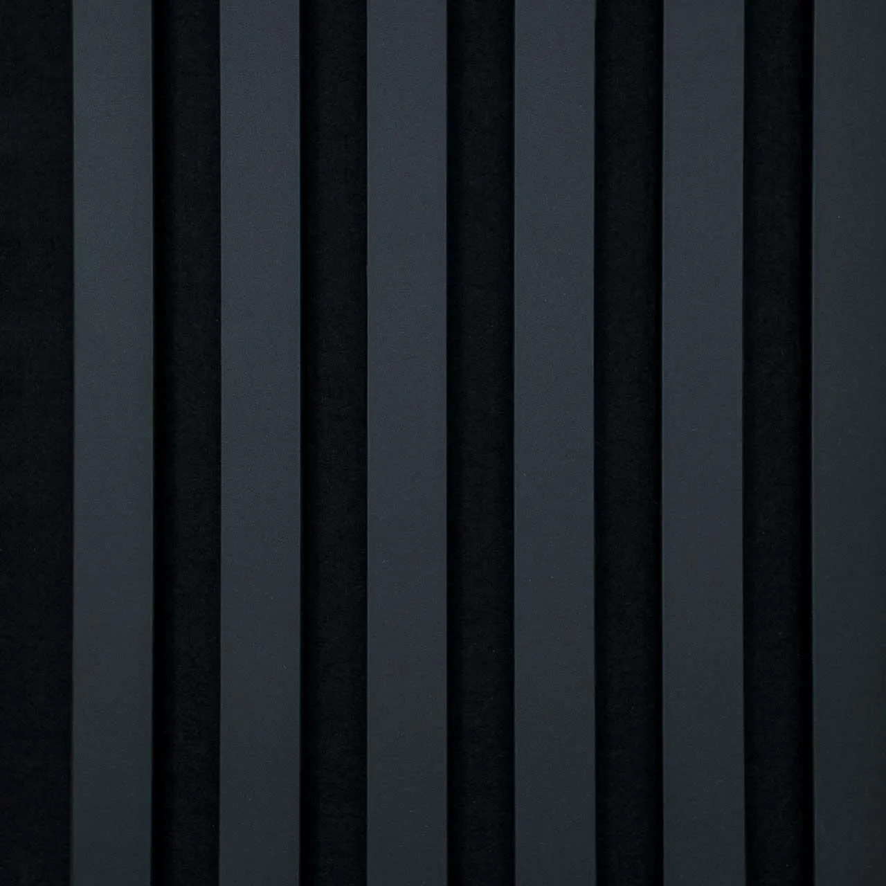 Panel ścienny z lamelami 2szt. BRANDO 30x270cm 6L 8mm czarny mat