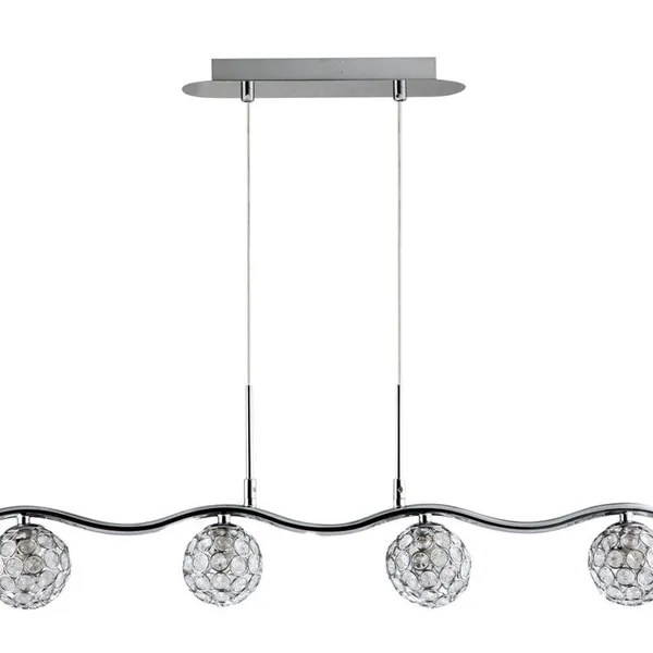 STARLET LAMPA WISZĄCA 4X40W G9 CHROM/TRANSPARENT