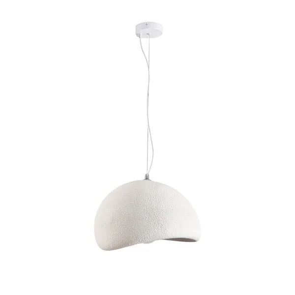 Lampa wisząca STONE 40 cm - biała