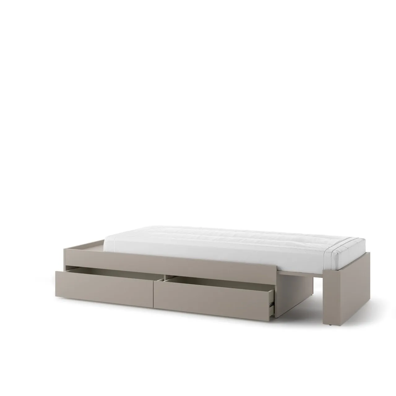 Łóżko rozsuwane 90x200 clay gray WOOW WO12 - obrazek 2