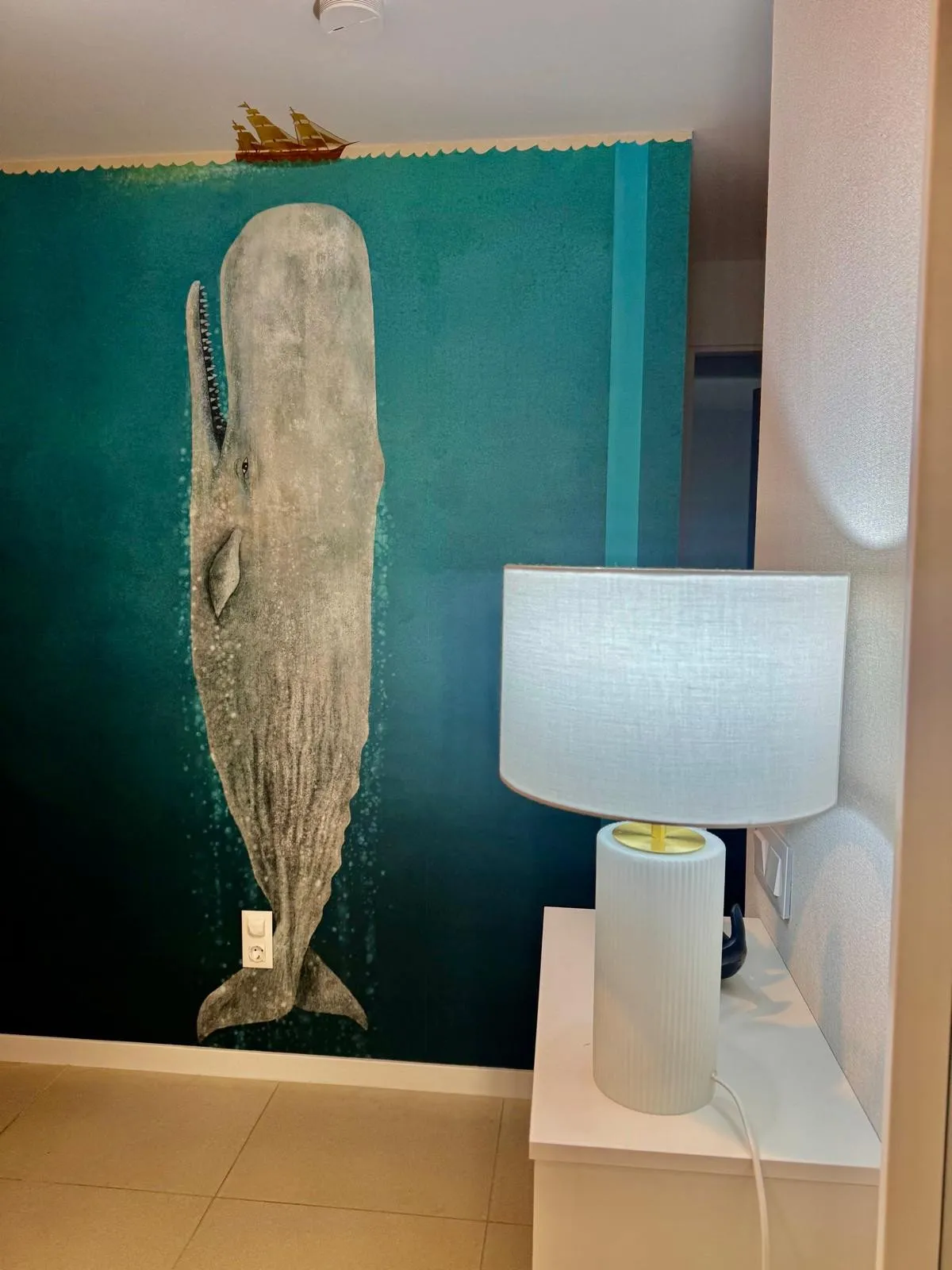 Lampa stołowa Tokio biała 1xE27 - obrazek 2
