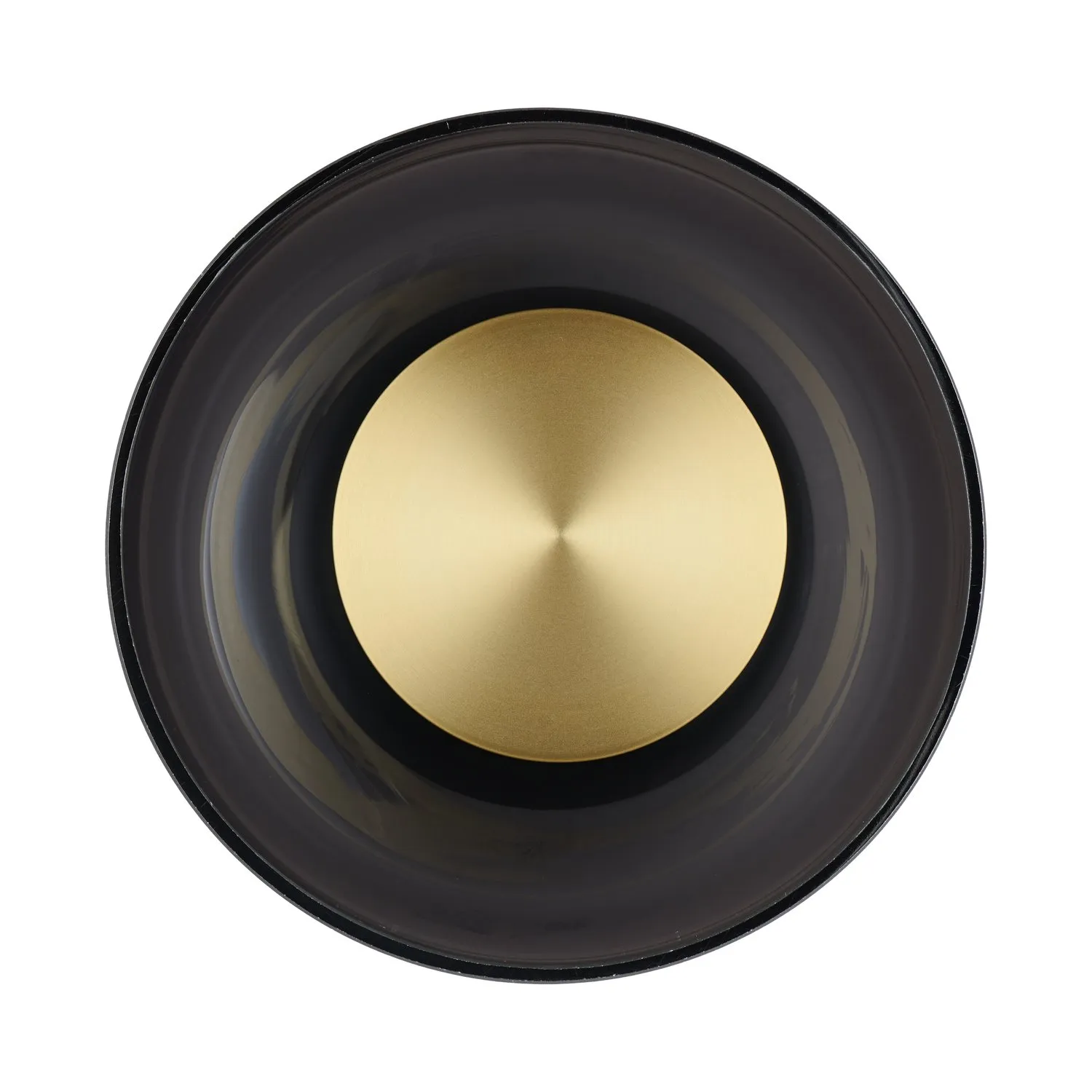 Lampa ścienna DONUT 18 cm - LED, szkło, szaro-złota - obrazek 5