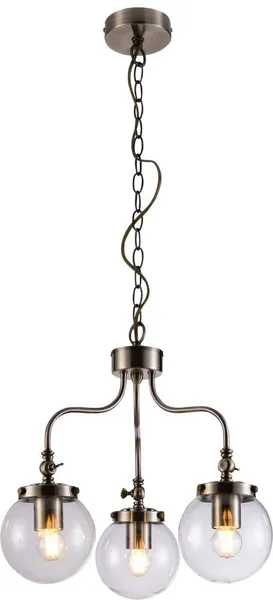 BALLET LAMPA WISZĄCA 3X40W E27 PATYNOWY