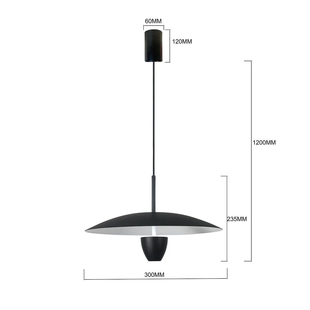 Lampa wisząca Ufo S czarna LED CCT - obrazek 9