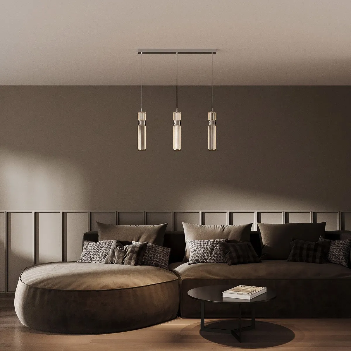 Lampa wisząca Ambiente 3 srebrna LED CCT - obrazek 4