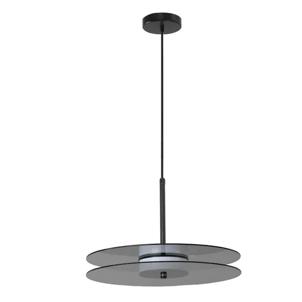 Wisząca lampa duża Casy dymna LED CCT