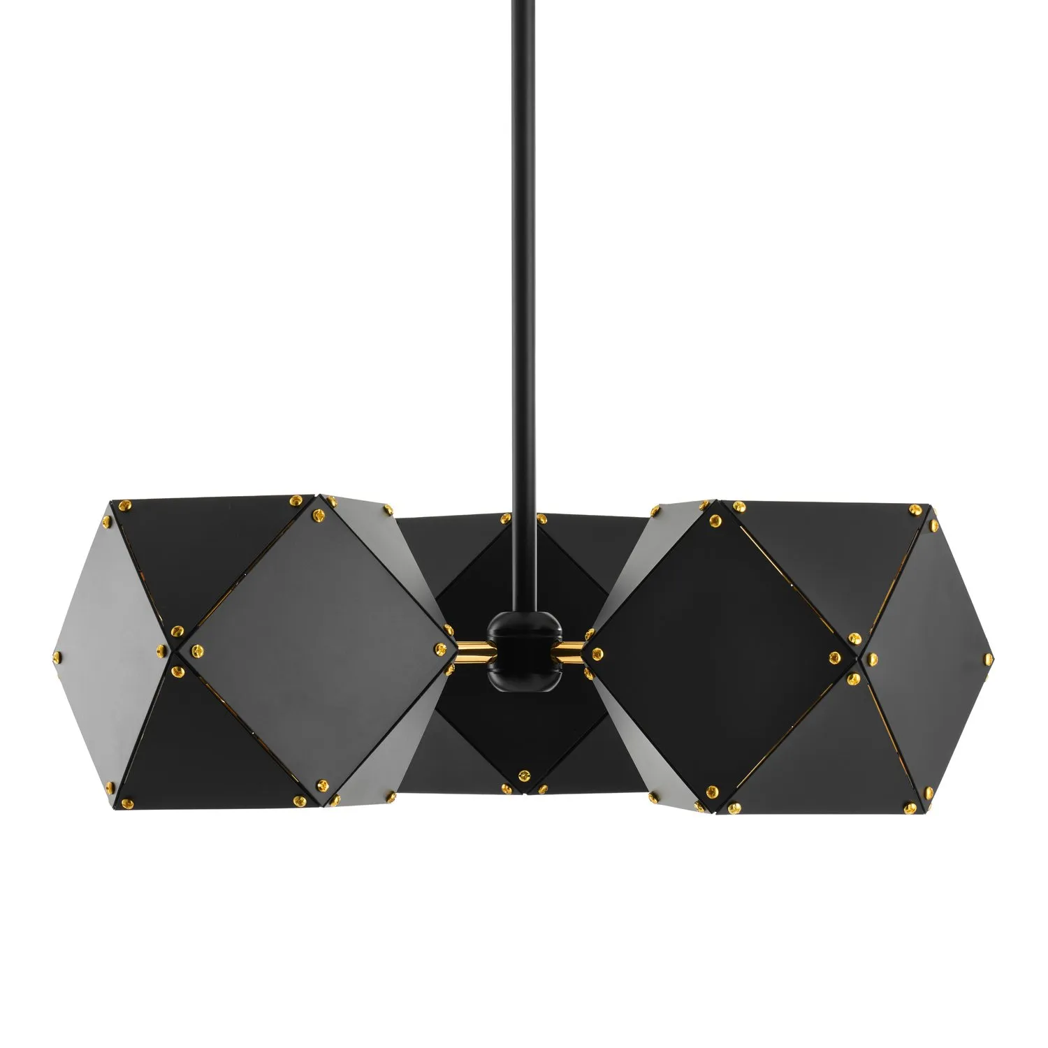 Lampa wisząca NEW GEOMETRY-3 czarno złota 45 cm - obrazek 13