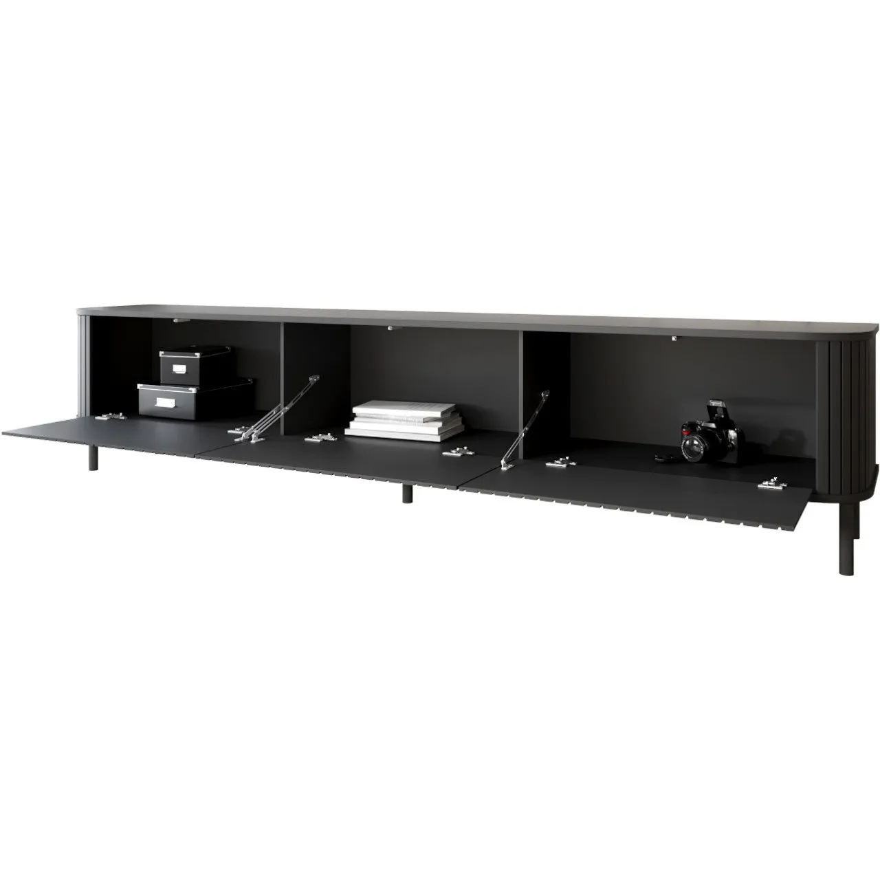 Komoda RTV ZYLIO 165N czarny - obrazek 2