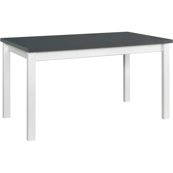 Stół DS39 92x160/200 grafit laminat / biały