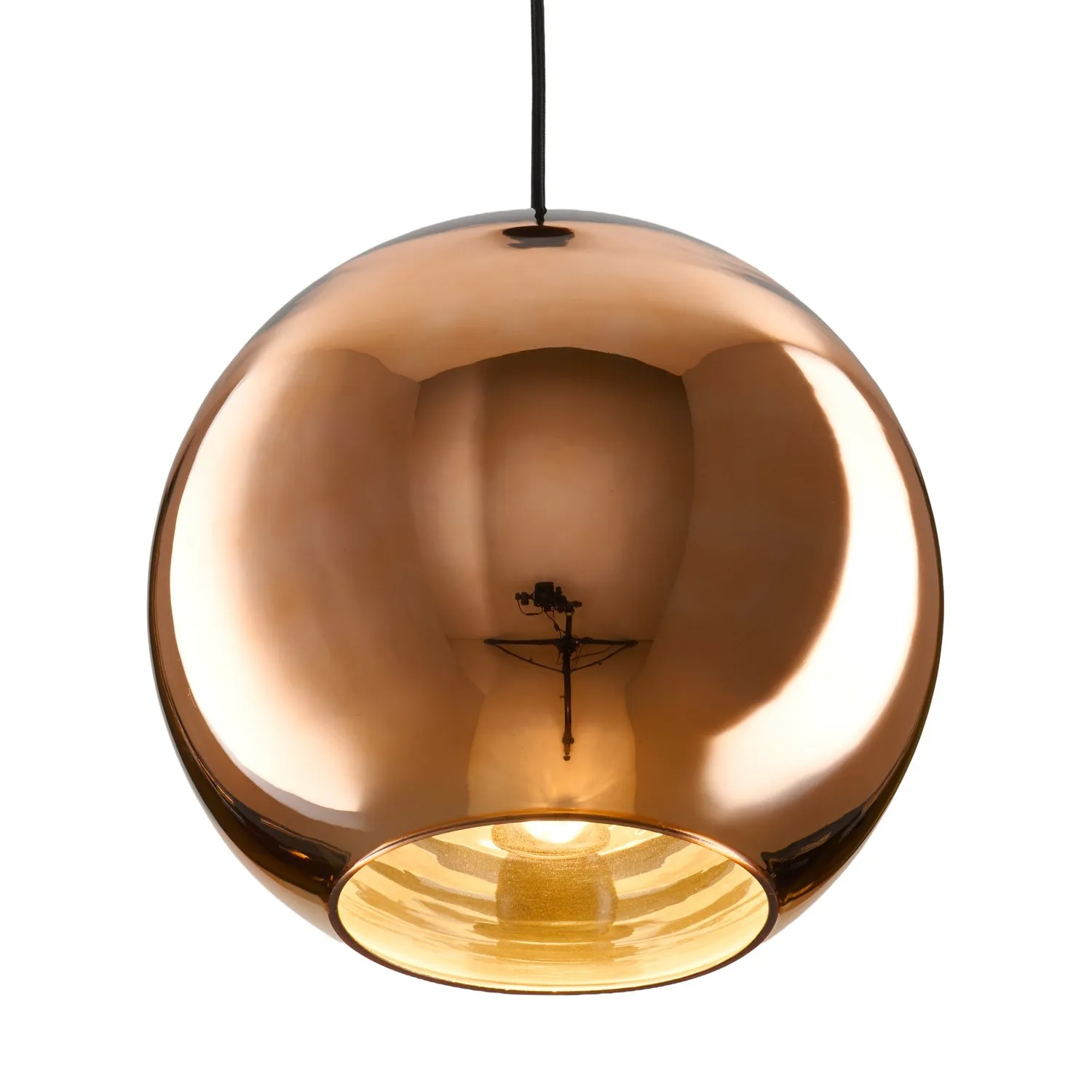 Lampa wisząca MIRROR GLOW - M miedziana 30 cm - obrazek 7