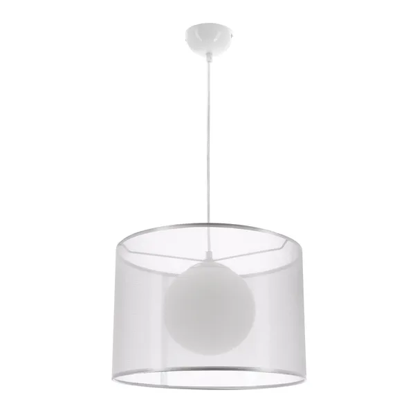 CHICAGO LAMPA WISZĄCA 37 1X60W E27 SREBRNY
