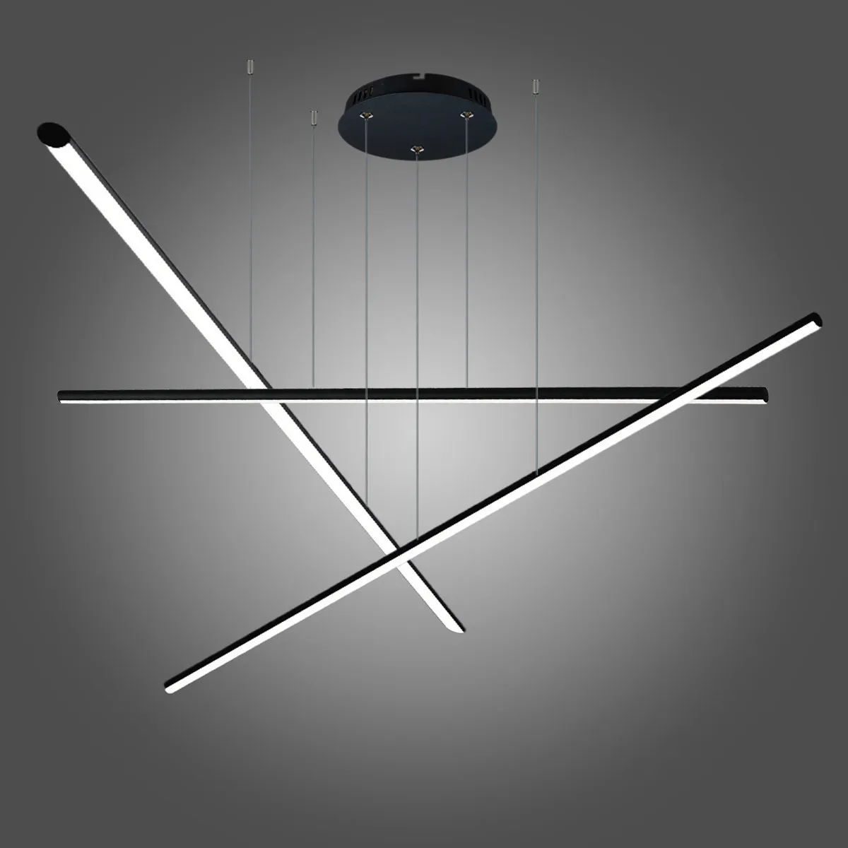 Lampa wisząca LINEA No.3PB 100cm 3k czarna Altavola Design