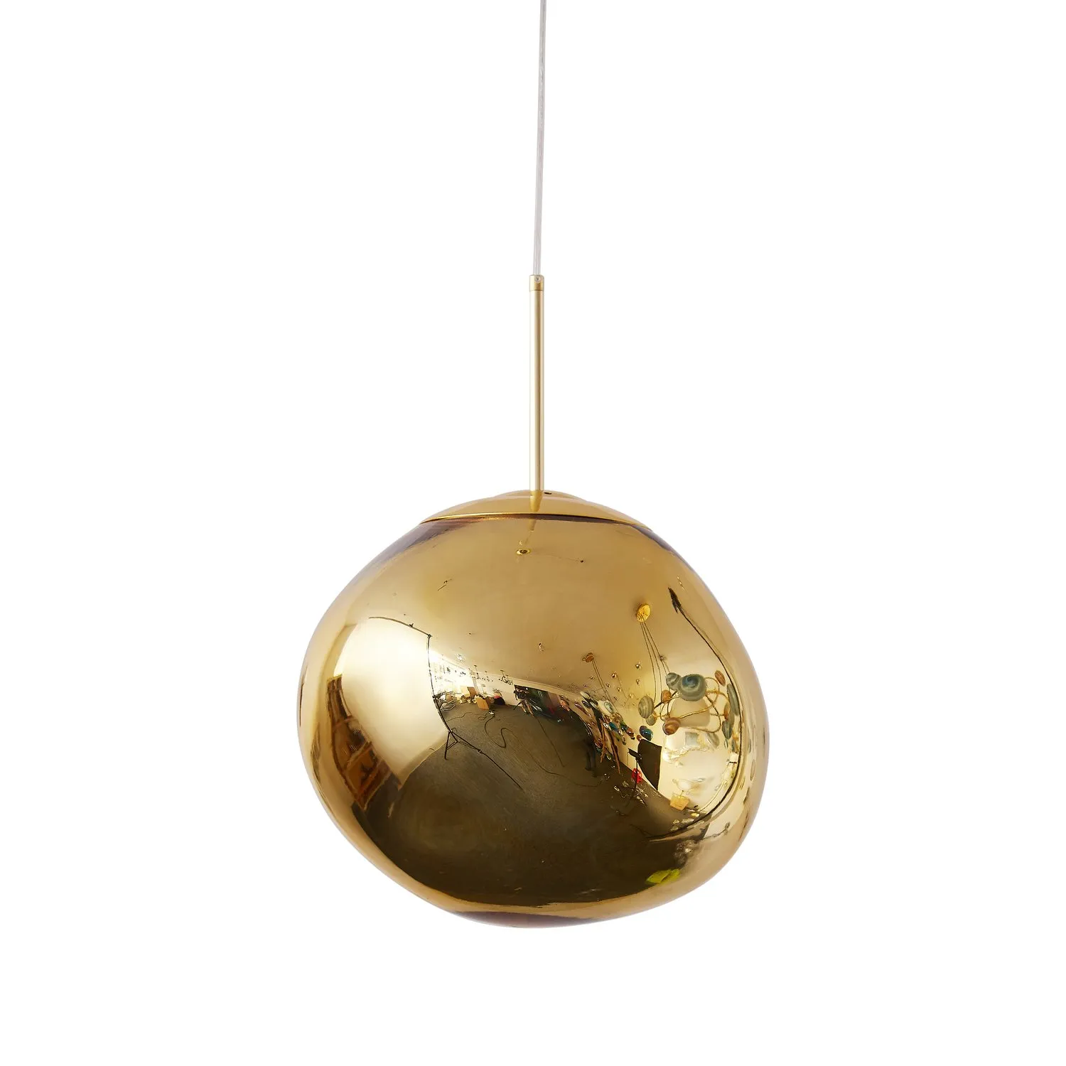 Lampa wisząca GLAM L złota 38 cm - obrazek 2