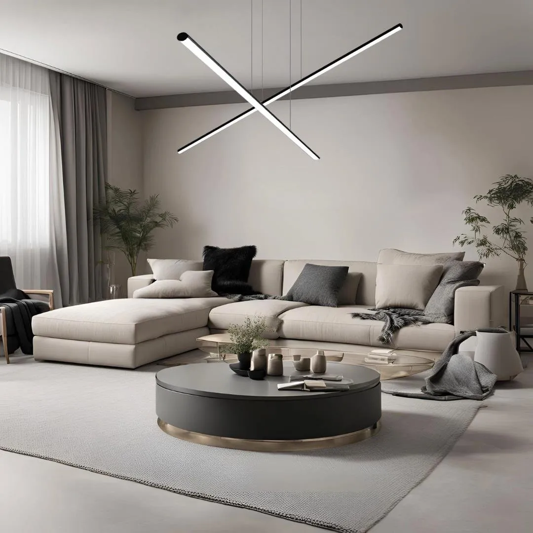 Lampa wisząca LINEA No.2PB 100cm 4k czarna Altavola Design - obrazek 3