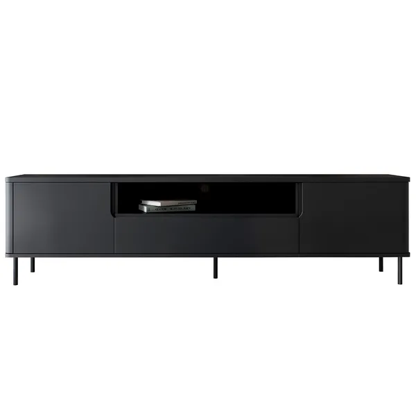 Komoda RTV RADIUS 180NC czarny