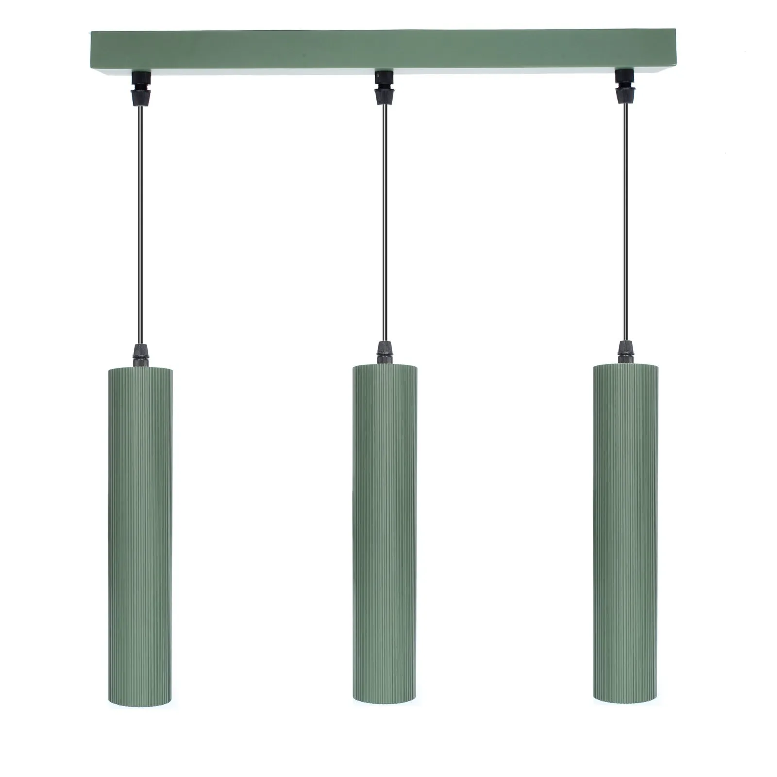 Lampa wisząca 3 x GU10 ESLA KJ217 oliwkowy