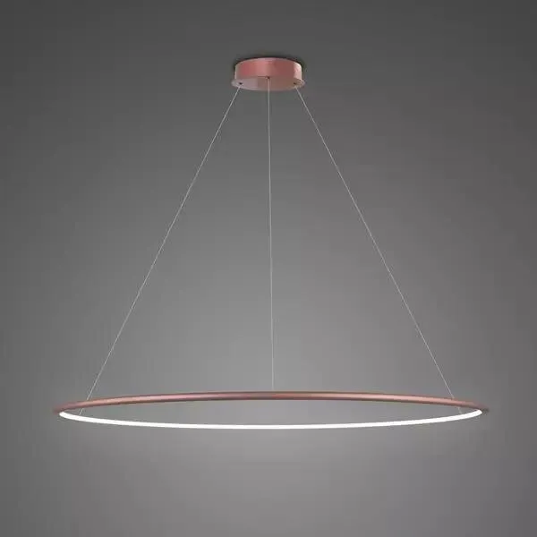 Lampa wisząca Ledowe Okręgi No.1 120cm 4k Różowe Złoto Dali