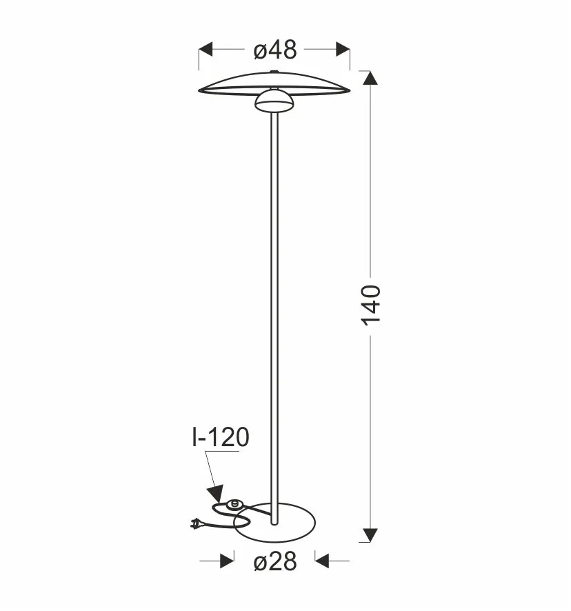 LAMPA PODŁOGOWA LUND 1 BIAŁY - obrazek 14