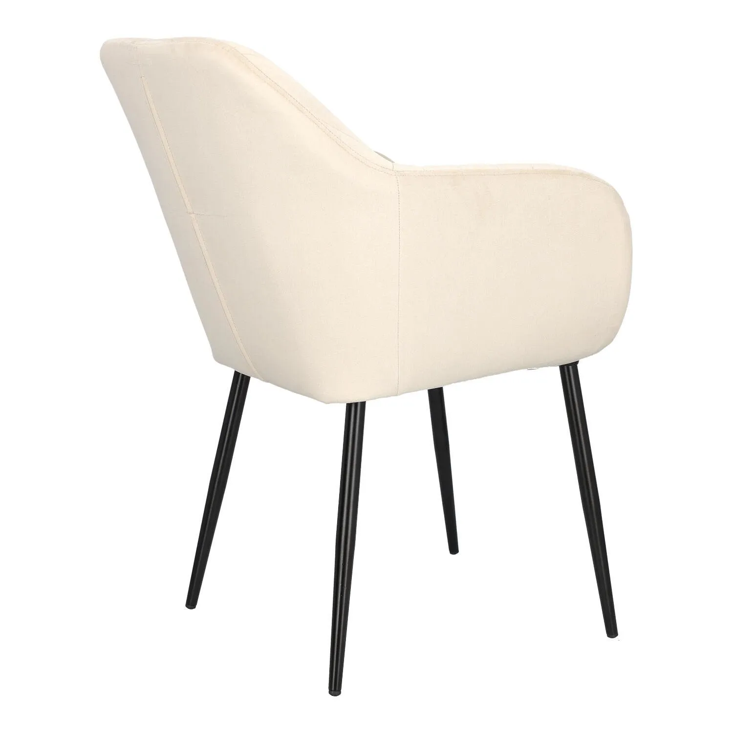 Krzesło Emilia Velvet sand /black - obrazek 8