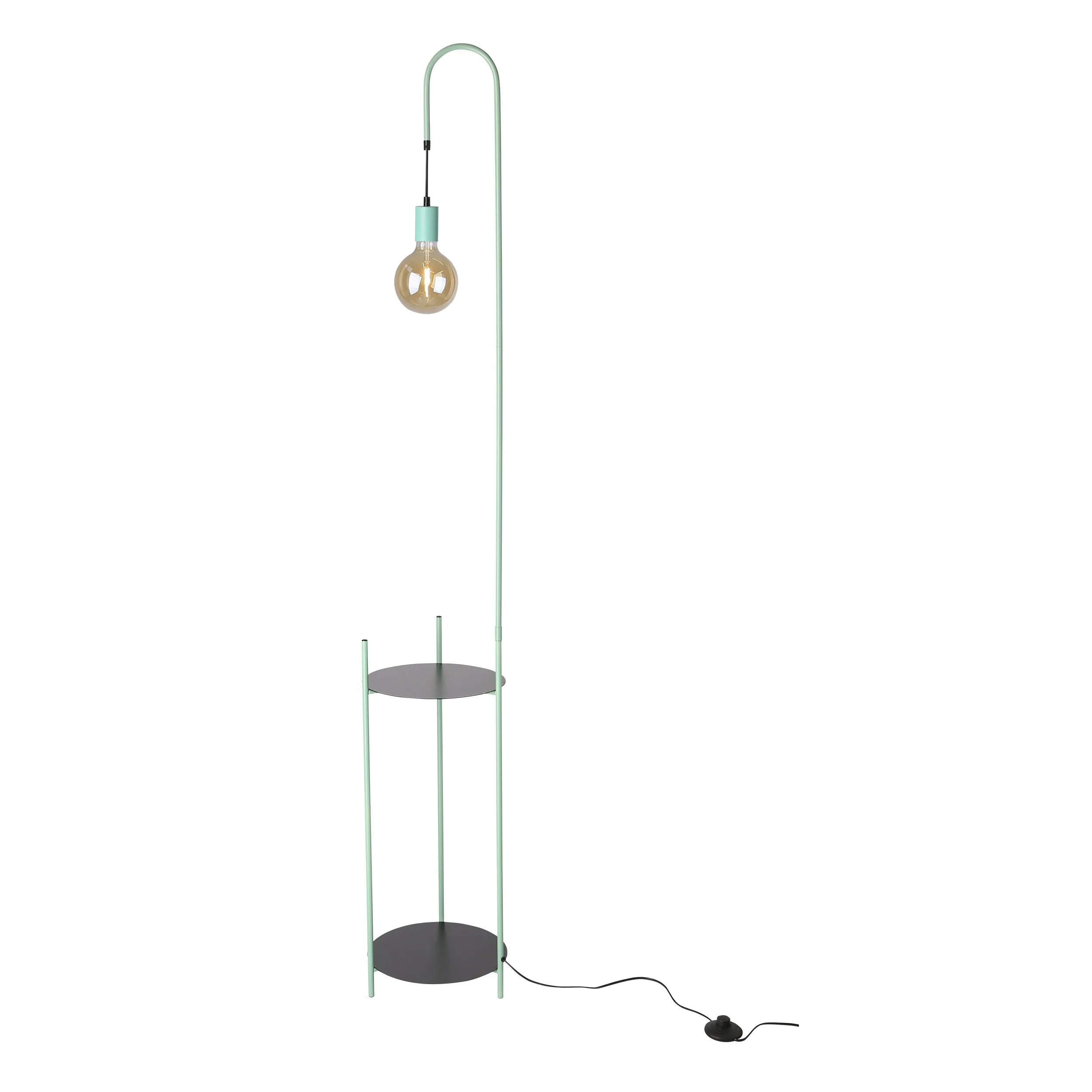 WALK LAMPA PODŁOGOWA CZARNY+ZIELONY 1X40W E27 - obrazek 14