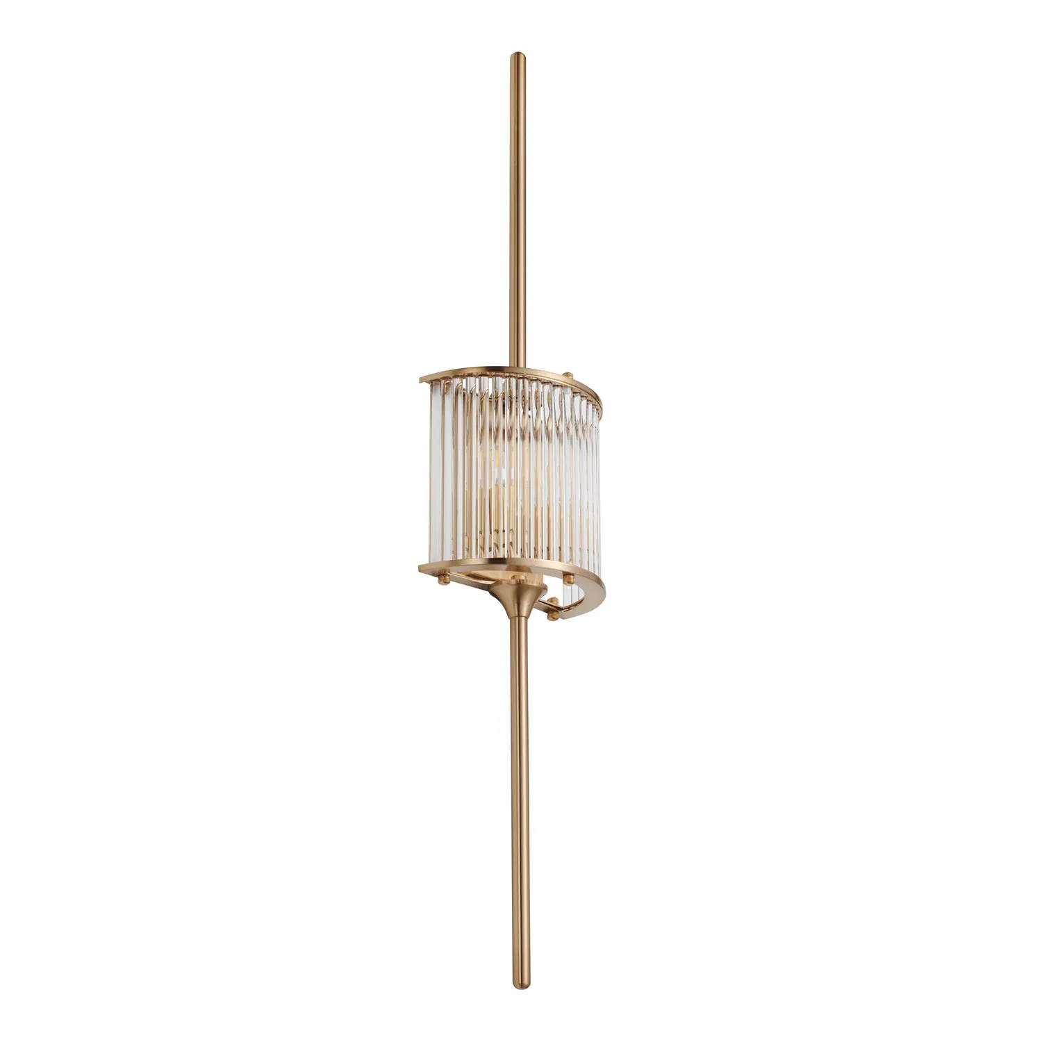 Lampa ścienna SERGIO-2 złota 90 cm