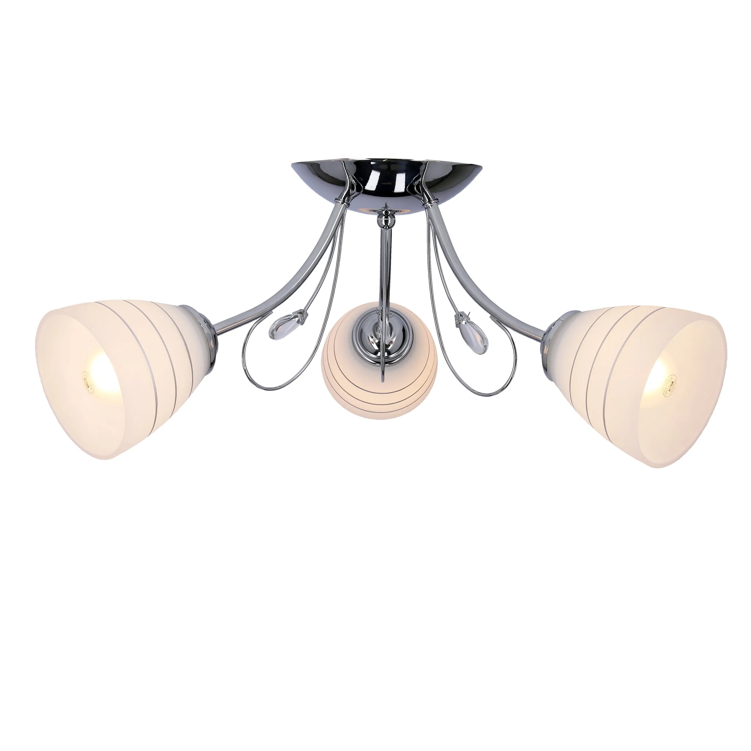 SIMPLI LAMPA WISZĄCA 3*40W E27 CHROM Z KRYSZTAŁKIEM+KLOSZ Z PASKIEM - obrazek 10