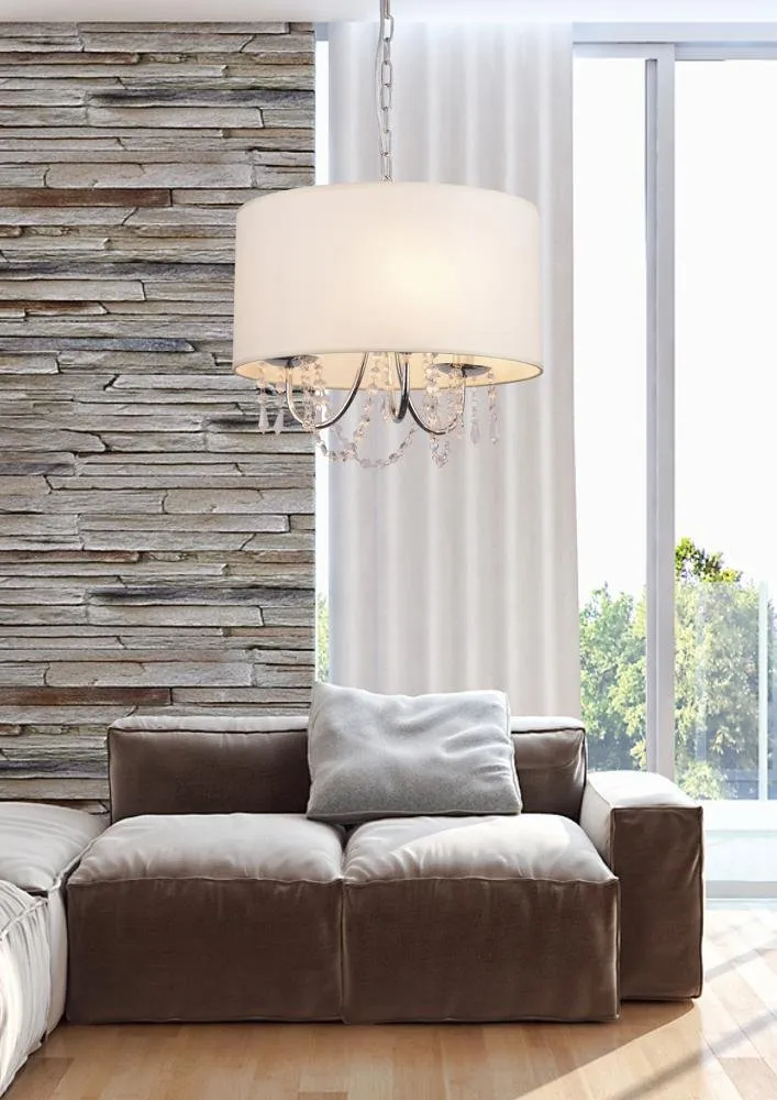 RUTI LAMPA WISZĄCA 40 3X40W E14 BEŻOWY - obrazek 3
