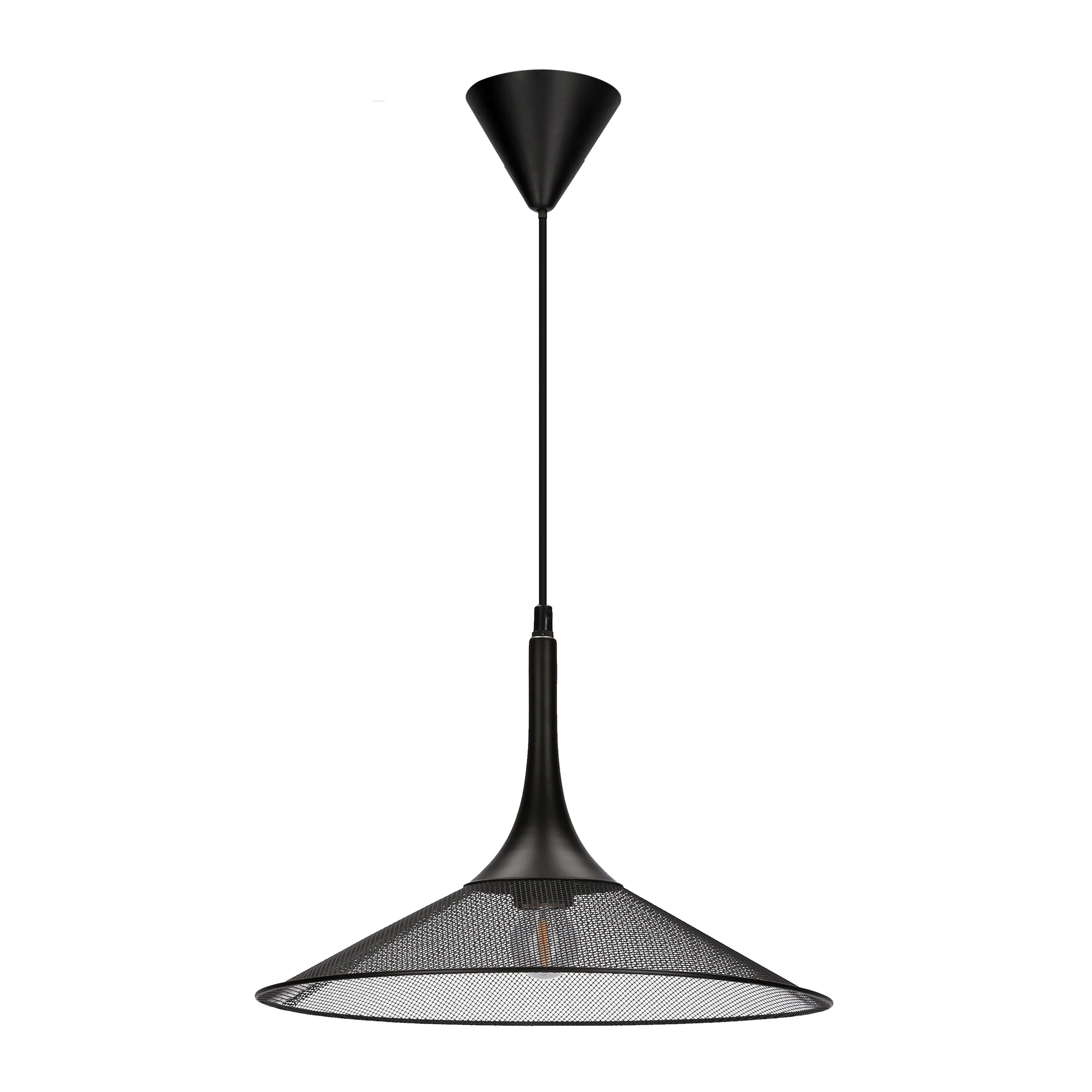 LAMPA WISZACA KIRUNA M 1 CZARNY 110x36x36