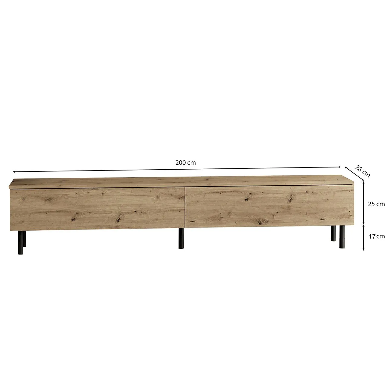Komoda RTV 200 FIGO 01 dąb artisan - obrazek 6