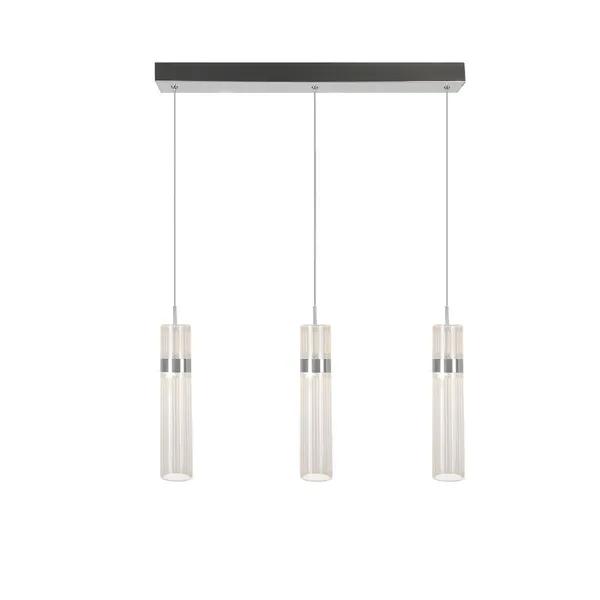 Lampa wisząca Ambiente 3 srebrna LED CCT