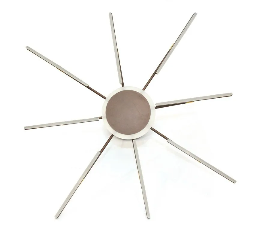 LAMPA DEKORACYJNA SUFIT 38W + PILOT - BRĄZ - ZŁOTO DL-F07 FARO - obrazek 4