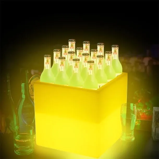 Lampa ogrodowa donica FLOWER CUBE LED RGBW 16 kolorów 40 cm - obrazek 4