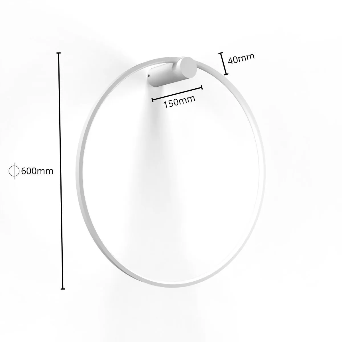 Kinkiet Mirror S biały LED 3000K - obrazek 9