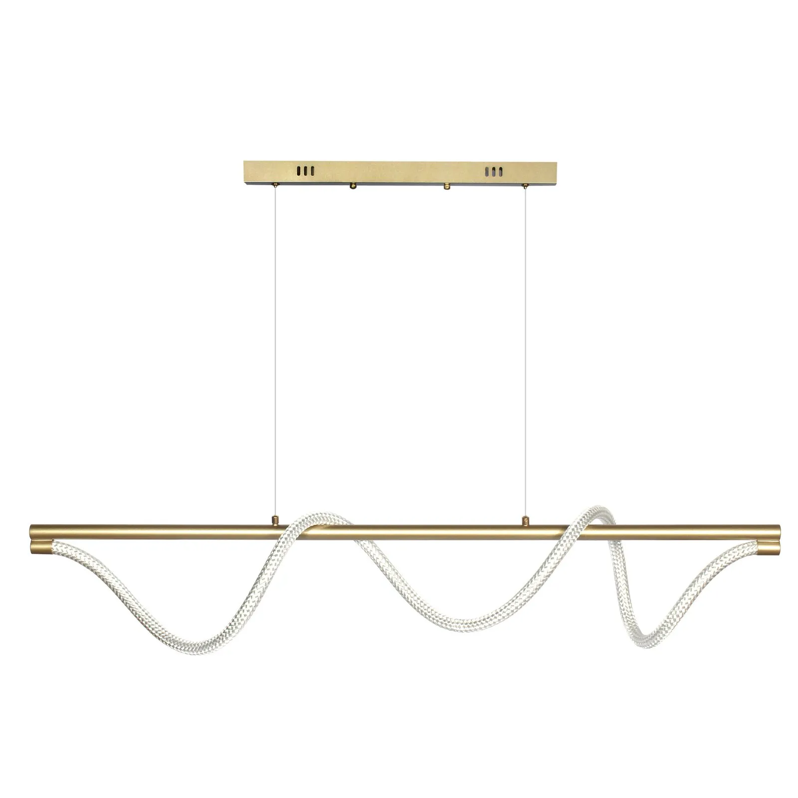 Lampa wisząca Serpente DDXZ003 55W złota - wężyk splot - obrazek 2