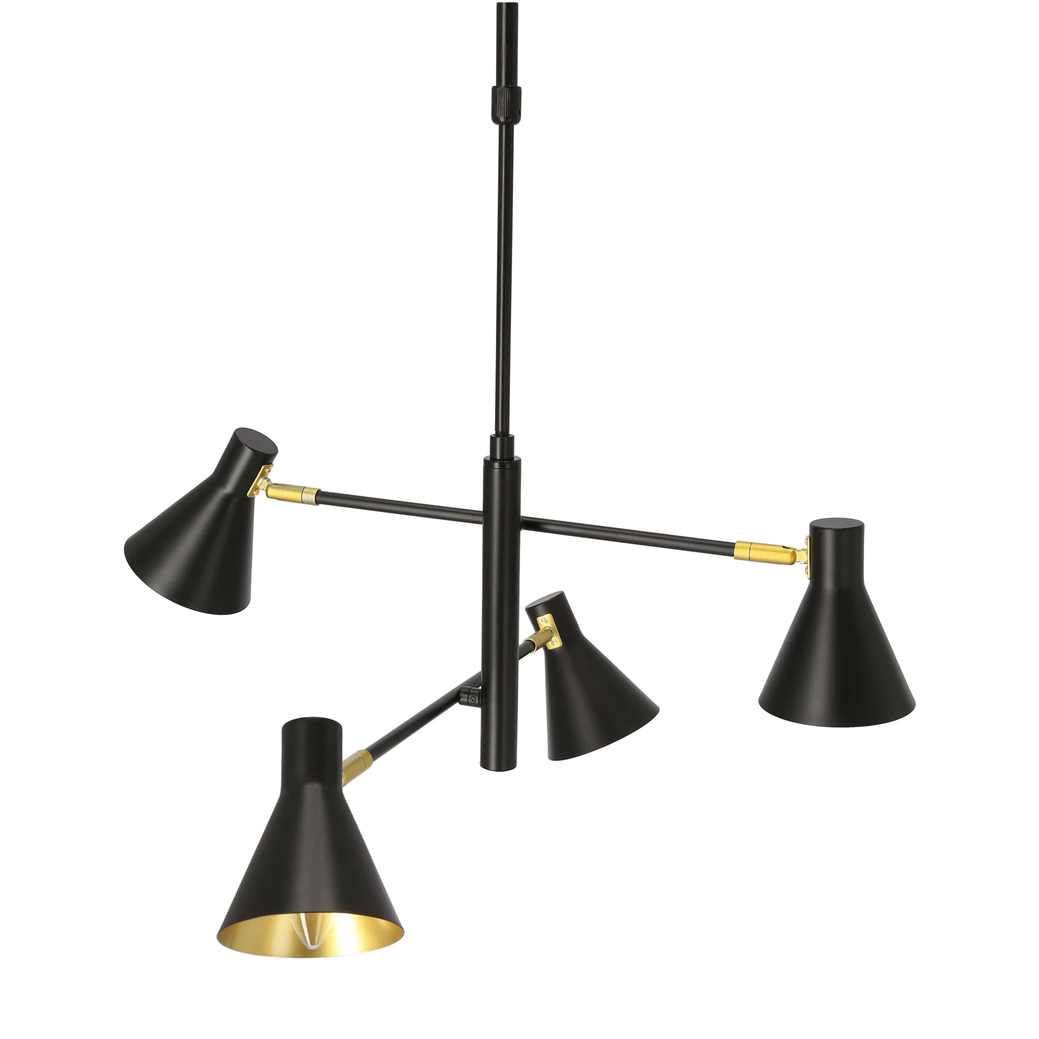 LESS LAMPA WISZĄCA 4X40W E14 CZARNY MATOWY - obrazek 11
