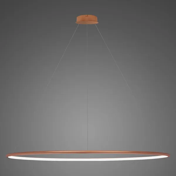 Lampa wisząca Ledowe Okręgi No.1 180cm 3k miedziana Dali